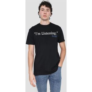 Paramount Home Entertainment Frasier Im Listening Unisex T-Shirt, Black Size: Large Black L Paramount Home Entertainment Frasier Im Listening Unisex T-Shirt, Black Size: Large Black L
