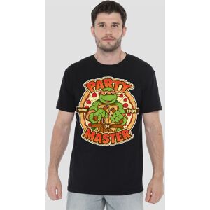 Teenage Mutant Ninja Turtles Mikey Party Master T-Shirt, Black Size: 2XL Black 2XL Teenage Mutant Ninja Turtles Mikey Party Master T-Shirt, Black Size: 2XL Black 2XL