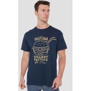 Spongebob Squarepants The Krusty Krab Shock Mono Unisex Adult T-Shirt, Navy Size: 5XL Navy 5XL Spongebob Squarepants The Krusty Krab Shock Mono Unisex Adult T-Shirt, Navy Size: 5XL Navy 5XL