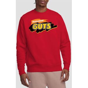 Paramount Home Entertainment Nickelodeon Guts Guts Logo Crew Sweatshirt, Red Size: Small Red S Paramount Home Entertainment Nickelodeon Guts Guts Logo Crew Sweatshirt, Red Size: Small Red S