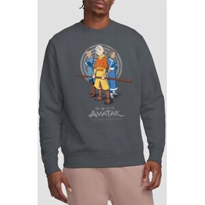 Paramount Home Entertainment Avatar The Last Airbender Team Avatar Crew Sweatshirt, Charcoal Size: XL Charcoal XL Paramount Home Entertainment Avatar The Last Airbender Team Avatar Crew Sweatshirt, Charcoal Size: XL Charcoal XL