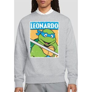 Teenage Mutant Ninja Turtles Tmnt Tmnt Leo Crew Sweatshirt, Athletic Heather in Light Grey Size: Large Light Grey L Teenage Mutant Ninja Turtles Tmnt Tmnt Leo Crew Sweatshirt, Athletic Heather in Light Grey Size: Large Light Grey L