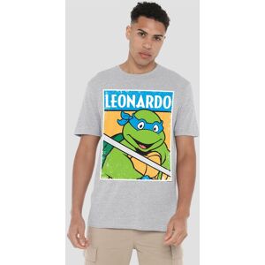 Teenage Mutant Ninja Turtles Tmnt Tmnt Leo T-Shirt, Athletic Heather in Grey Size: Large Grey L Teenage Mutant Ninja Turtles Tmnt Tmnt Leo T-Shirt, Athletic Heather in Grey Size: Large Grey L