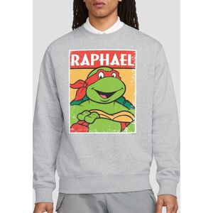 Teenage Mutant Ninja Turtles Tmnt Tmnt Raph Crew Sweatshirt, Athletic Heather in Light Grey Size: Small Light Grey S Teenage Mutant Ninja Turtles Tmnt Tmnt Raph Crew Sweatshirt, Athletic Heather in Light Grey Size: Small Light Grey S