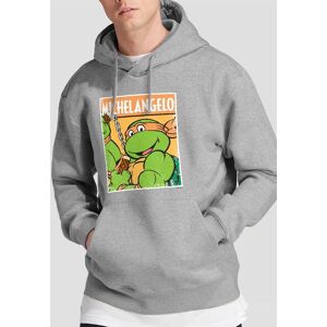 Teenage Mutant Ninja Turtles Tmnt Tmnt Mikey Hoddie, Athletic Heather in Light Grey Size: Large Light Grey L Teenage Mutant Ninja Turtles Tmnt Tmnt Mikey Hoddie, Athletic Heather in Light Grey Size: Large Light Grey L