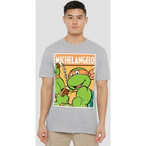 Teenage Mutant Ninja Turtles Tmnt Tmnt Mikey T-Shirt, Athletic Heather in Grey Size: Medium Grey M Teenage Mutant Ninja Turtles Tmnt Tmnt Mikey T-Shirt, Athletic Heather in Grey Size: Medium Grey M