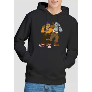 Teenage Mutant Ninja Turtles Tmnt Bebop & Rocksteady Hoddie, Black Size: Large Black L Teenage Mutant Ninja Turtles Tmnt Bebop & Rocksteady Hoddie, Black Size: Large Black L