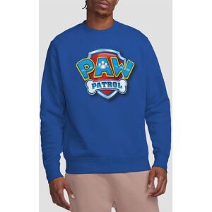 Paw Patrol 3D Logo Crew Sweatshirt, Royal Blue Size: Small Royal S Paw Patrol 3D Logo Crew Sweatshirt, Royal Blue Size: Small Royal S