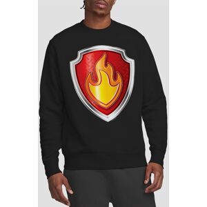 Paw Patrol Marshall Badge Crew Sweatshirt, Black Size: Small Black S Paw Patrol Marshall Badge Crew Sweatshirt, Black Size: Small Black S
