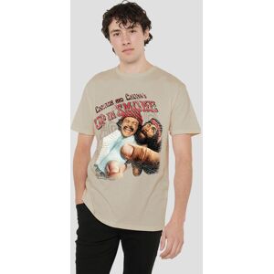 Paramount Home Entertainment Up In Smalloke Rolled Up Unisex T-Shirt, Sand in Beige Size: Small Beige S Paramount Home Entertainment Up In Smalloke Rolled Up Unisex T-Shirt, Sand in Beige Size: Small Beige S