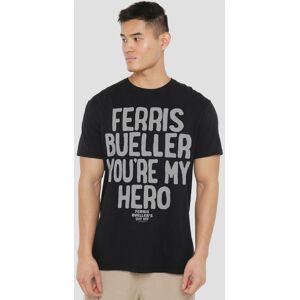 Paramount Home Entertainment Ferris Bueller The Bromance Unisex Adult T-Shirt, Black Size: Large Black L Paramount Home Entertainment Ferris Bueller The Bromance Unisex Adult T-Shirt, Black Size: Large Black L