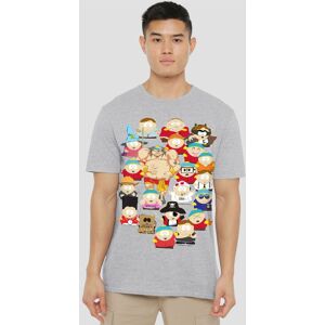 South Park Many Faces Of Cartman T-Shirt, Athletic Heather in Light Grey Size: 4XL Light Grey 4XL South Park Many Faces Of Cartman T-Shirt, Athletic Heather in Light Grey Size: 4XL Light Grey 4XL