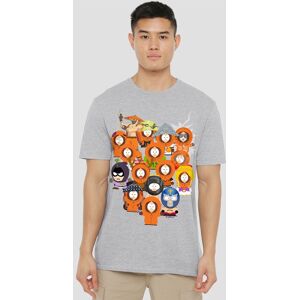 South Park Many Faces Of Kenny Unisex T-Shirt, Athletic Heather in Grey Size: Medium Grey M South Park Many Faces Of Kenny Unisex T-Shirt, Athletic Heather in Grey Size: Medium Grey M