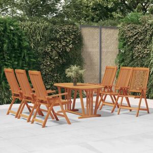Berkfield Home Folding Garden Chairs 6 pcs Solid Wood Eucalyptus in Brown Brown Berkfield Home Folding Garden Chairs 6 pcs Solid Wood Eucalyptus in Brown Brown
