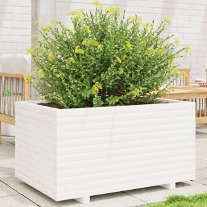 Berkfield Home Garden Planter White 90x60x49.5 cm Solid Wood Pine White 90x60x49.5 cm Berkfield Home Garden Planter White 90x60x49.5 cm Solid Wood Pine White 90x60x49.5 cm