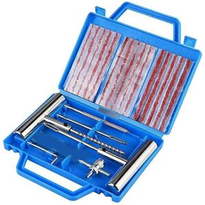 VOGREX 38Pcs Heavy Duty Tire Repair Kit for Car Puncture in Silver Silver VOGREX 38Pcs Heavy Duty Tire Repair Kit for Car Puncture in Silver Silver