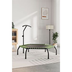 Living and Home 48in Bungee Cords Hexagonal Green Trampoline with Adjustable T-Bar Handle Green Living and Home 48in Bungee Cords Hexagonal Green Trampoline with Adjustable T-Bar Handle Green