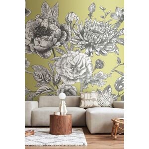 Origin Murals Large Rose Toile Wall Mural in Light Green Size: W300 cm x H240 cm Light Green W300 cm x H240 cm Origin Murals Large Rose Toile Wall Mural in Light Green Size: W300 cm x H240 cm Light Green W300 cm x H240 cm