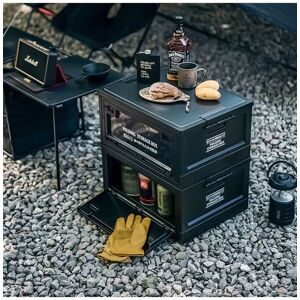 Living and Home Collapsible Camping Storage Box in Black Size: Small Black S Living and Home Collapsible Camping Storage Box in Black Size: Small Black S