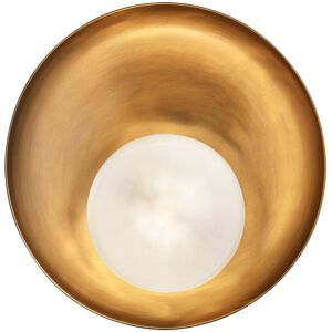 Industville Hayle Outdoor & Bathroom Round Diffuser Wall Light - Brass in Metallic Gold Size: 8 inches Metallic Gold 8 inches Industville Hayle Outdoor & Bathroom Round Diffuser Wall Light - Brass in Metallic Gold Size: 8 inches Metallic Gold 8 inches