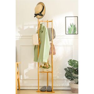 Living and Home Bamboo Clothes Rack Coat Stand Tree Garment Rack Holder for Entryway Bedroom in Brown Brown Living and Home Bamboo Clothes Rack Coat Stand Tree Garment Rack Holder for Entryway Bedroom in Brown Brown