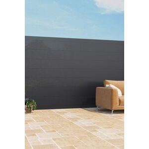 Living and Home 2*3M Dark Grey PVC Privacy Decorative Fences - PVC Waterproof Privacy Screen for Balcony, Yard, Patio, Garden Grey Living and Home 2*3M Dark Grey PVC Privacy Decorative Fences - PVC Waterproof Privacy Screen for Balcony, Yard, Patio, Garden Grey