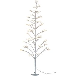 Pegdev 150cm Pre Lit LED Tree 180 White Lights 8 Functions Indoor Outdoor Size: 5ft White 5ft Pegdev 150cm Pre Lit LED Tree 180 White Lights 8 Functions Indoor Outdoor Size: 5ft White 5ft