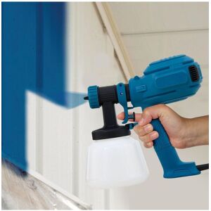 Living and Home Paint Sprayer Tool 1000W High Power Electric Spray Paint Gun w/ 4 Nozzles & 1200ml Container for Furniture Cabinets Wall House Blue Living and Home Paint Sprayer Tool 1000W High Power Electric Spray Paint Gun w/ 4 Nozzles & 1200ml Container for Furniture Cabinets Wall House Blue
