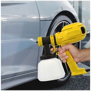 Living and Home Paint Sprayer Tool 1000W High Power Electric Spray Paint Gun w/ 4 Nozzles & 1200ml Container for Furniture Cabinets Wall House Yellow Living and Home Paint Sprayer Tool 1000W High Power Electric Spray Paint Gun w/ 4 Nozzles & 1200ml Container for Furniture Cabinets Wall House Yellow