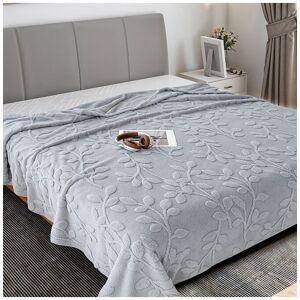 Living and Home Soft Warm Plush Fuzzy Throw Blanket in Grey Size: Medium Grey Medium Living and Home Soft Warm Plush Fuzzy Throw Blanket in Grey Size: Medium Grey Medium