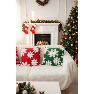 Living and Home 2Pcs Christmas Theme Decorative Throw Pillows Size: 45 cm x 45 cm Multicolor 45 cm x 45 cm Living and Home 2Pcs Christmas Theme Decorative Throw Pillows Size: 45 cm x 45 cm Multicolor 45 cm x 45 cm