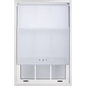 Furnished Daylight Roller Blinds with Triple Square Eyelets - Trimmable Window Shade in White Size: 60 cm width x 165 cm drop White 60 cm width x 165 cm drop Furnished Daylight Roller Blinds with Triple Square Eyelets - Trimmable Window Shade in White Size: 60 cm width x 165 cm drop White 60 cm width x 165 cm drop