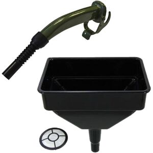 Pegdev Jerry Can Accessory Bundle Metal Spout with Rubber Nozzle Heavy Duty Funnel in Black Black Pegdev Jerry Can Accessory Bundle Metal Spout with Rubber Nozzle Heavy Duty Funnel in Black Black