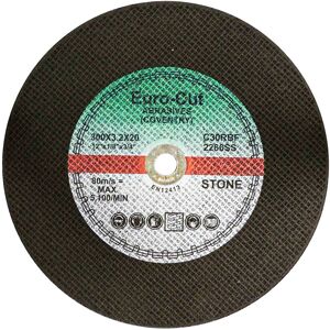 Pegdev 300mm 12 Inch Professional Stone Cutting Disc for Stihl Saws Pack of 45 in Black Black Pegdev 300mm 12 Inch Professional Stone Cutting Disc for Stihl Saws Pack of 45 in Black Black