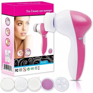 Xample 5 in 1 Electric Facial Cleaner Wash Face Brusher Hand Skin Exfoliation Massager in Pink Pink Xample 5 in 1 Electric Facial Cleaner Wash Face Brusher Hand Skin Exfoliation Massager in Pink Pink