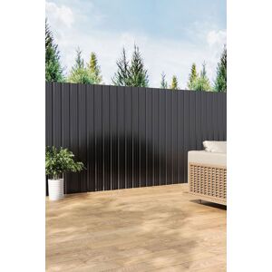H&O Direct 6Pcs Durable Steel Corrugated Panels Roof Sheets 129cm L x 45cm W in Charcoal Size: 129 cm L x 45 cm W Charcoal 129 cm L x 45 cm W H&O Direct 6Pcs Durable Steel Corrugated Panels Roof Sheets 129cm L x 45cm W in Charcoal Size: 129 cm L x 45 cm W Charcoal 129 cm L x 45 cm W
