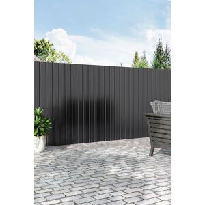 Garden Sanctuary 129cm L x 45cm W 6Pcs Durable Steel Corrugated Panels in Charcoal Size: 129 cm L x 45 cm W Charcoal 129 cm L x 45 cm W Garden Sanctuary 129cm L x 45cm W 6Pcs Durable Steel Corrugated Panels in Charcoal Size: 129 cm L x 45 cm W Charcoal 129 cm L x 45 cm W