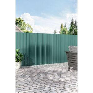 Garden Sanctuary 115cm L x 45cm W Steel Corrugated Panels Side Panels Set of 12 in Dark Green Size: 115 cm L x 45 cm W Dark Green 115 cm L x 45 cm W Garden Sanctuary 115cm L x 45cm W Steel Corrugated Panels Side Panels Set of 12 in Dark Green Size: 115 cm L x 45 cm W Dark Green 115 cm L x 45 cm W