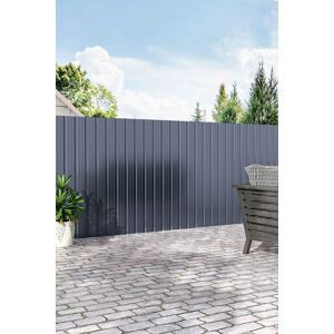 Garden Sanctuary 115cm L x 45cm W Steel Corrugated Panels Side Panels Set of 12 in Grey Size: 115 cm L x 45 cm W Grey 115 cm L x 45 cm W Garden Sanctuary 115cm L x 45cm W Steel Corrugated Panels Side Panels Set of 12 in Grey Size: 115 cm L x 45 cm W Grey 115 cm L x 45 cm W