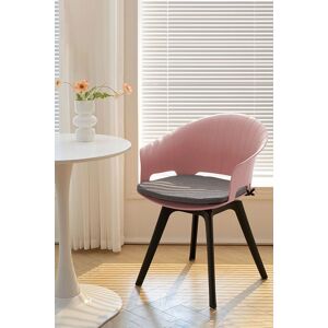 Living and Home 4Pcs Swivel PP Dining Chairs with Armrest ( Load Capacity 150kg ) in Pink Pink Living and Home 4Pcs Swivel PP Dining Chairs with Armrest ( Load Capacity 150kg ) in Pink Pink