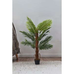 Living and Home 120cm Artificial Palm Tree Potted for Garden, Office & Home Decor in Green Green Living and Home 120cm Artificial Palm Tree Potted for Garden, Office & Home Decor in Green Green