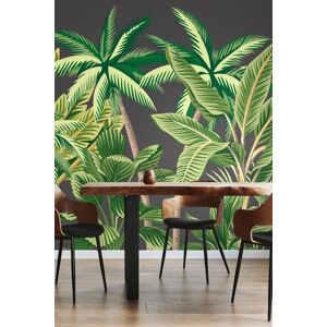 Origin Murals Tropical Palm Trees Wall Mural in Black Size: W300 cm x H240 cm Black W300 cm x H240 cm Origin Murals Tropical Palm Trees Wall Mural in Black Size: W300 cm x H240 cm Black W300 cm x H240 cm