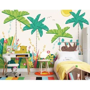 Origin Murals Happy Dogs Wall Mural in Mid Grey Size: W300 cm x H240 cm Mid Grey W300 cm x H240 cm Origin Murals Happy Dogs Wall Mural in Mid Grey Size: W300 cm x H240 cm Mid Grey W300 cm x H240 cm