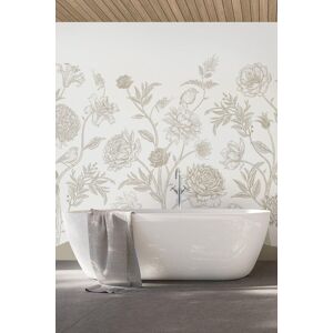 Origin Murals Jacobean Rose Trail Wall Mural in Natural Size: W300 cm x H240 cm Natural W300 cm x H240 cm Origin Murals Jacobean Rose Trail Wall Mural in Natural Size: W300 cm x H240 cm Natural W300 cm x H240 cm