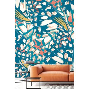 Origin Murals Butterfly Wings Matt Smooth Paste the Wall Mural in Teal Size: W350 cm x H280 cm Teal W350 cm x H280 cm Origin Murals Butterfly Wings Matt Smooth Paste the Wall Mural in Teal Size: W350 cm x H280 cm Teal W350 cm x H280 cm