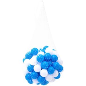 Living and Home 100Pcs Plastic Ball Pit Balls with Mesh Bag in Blue Blue Living and Home 100Pcs Plastic Ball Pit Balls with Mesh Bag in Blue Blue