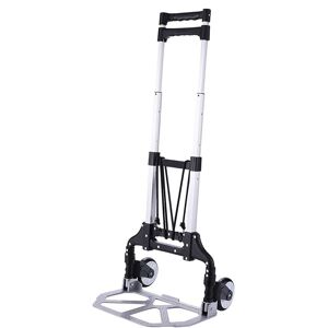 Xample 80KG Heavy Duty Lightweight Folding Hand Sack Trolley Truck Barrow Cart Wheel in Silver Silver Xample 80KG Heavy Duty Lightweight Folding Hand Sack Trolley Truck Barrow Cart Wheel in Silver Silver