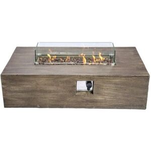 Teamson Home Outdoor Garden X-Large, Propane Gas Fire Pit Table Burner in Grey Grey Teamson Home Outdoor Garden X-Large, Propane Gas Fire Pit Table Burner in Grey Grey