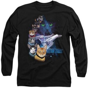 Star Trek Feline Galaxy Long Sleeve T-Shirt, Black Size: 2XL Black 2XL Star Trek Feline Galaxy Long Sleeve T-Shirt, Black Size: 2XL Black 2XL