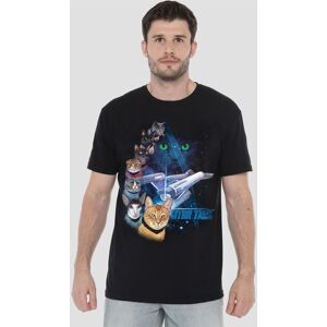 Star Trek Feline Galaxy T-Shirt, Black Size: 3XL Black 3XL Star Trek Feline Galaxy T-Shirt, Black Size: 3XL Black 3XL